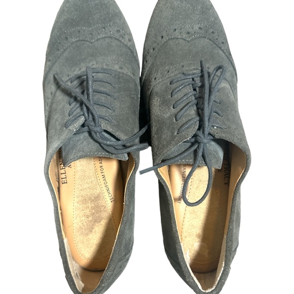 SUEDE WEDGE WINGTIPS - Picture 2 of 7